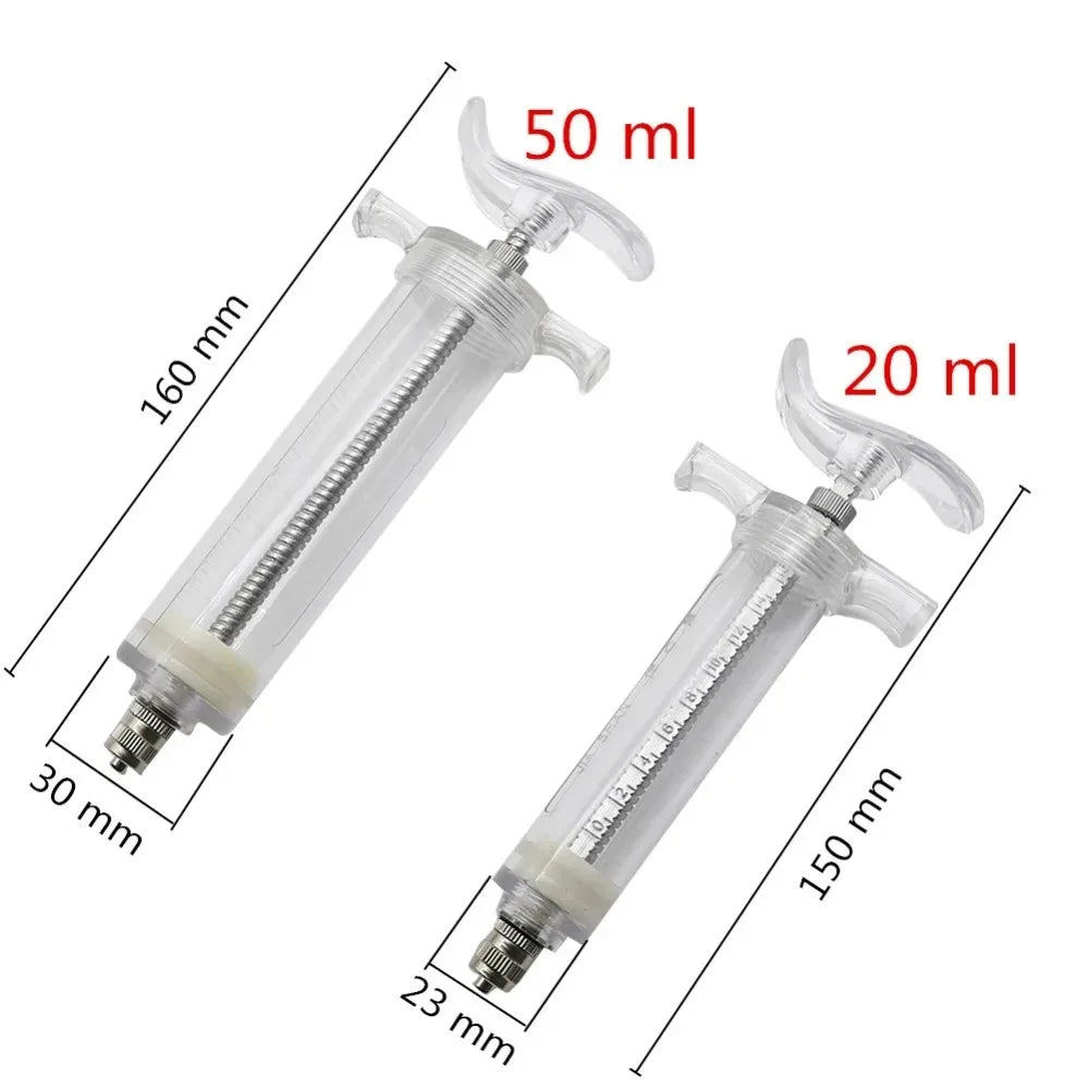 1 Set Parrot Manual Feeding Syringe 10Ml/20/50Ml with 6 Feeding Tubes Feeding Spoons Pet Bird Feeding and Medicine Feeding Set