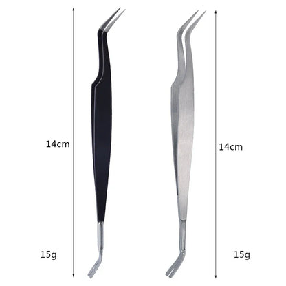 2 in 1 Tick Remover Tool Professional Removal Tweezers for Humans & Pets Pets Flea and Tick Removal Remover Tools