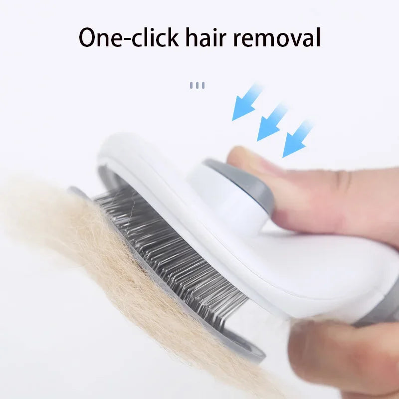 Pet Dog Hair Brush Cat Comb Grooming and Care Cat Brush Stainless Steel Comb for Long Hair Dogs Cleaning Pets Dogs Accessories