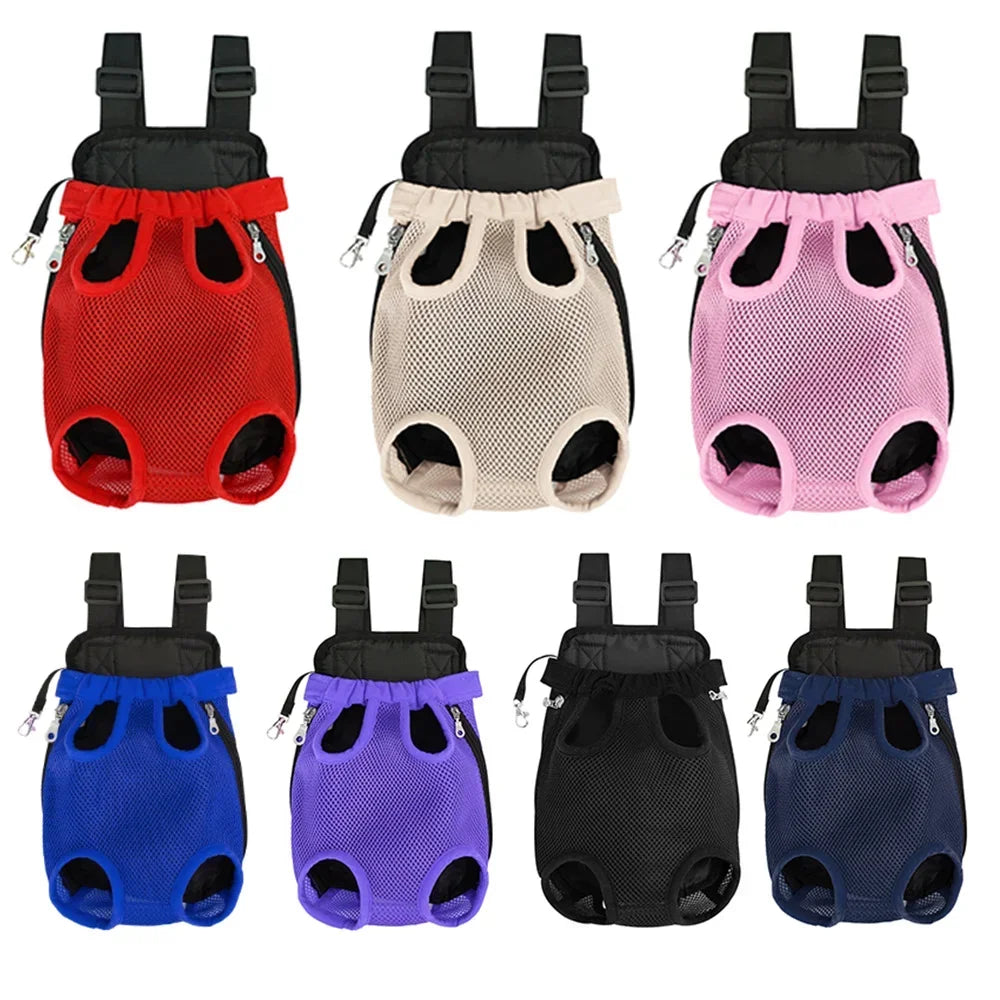 Portable Breathable Cat Bag Pet Travel Tote Bag Backpack for Carrying Pets on Both Shoulders Outdoor Travel Set for Cats and Dog