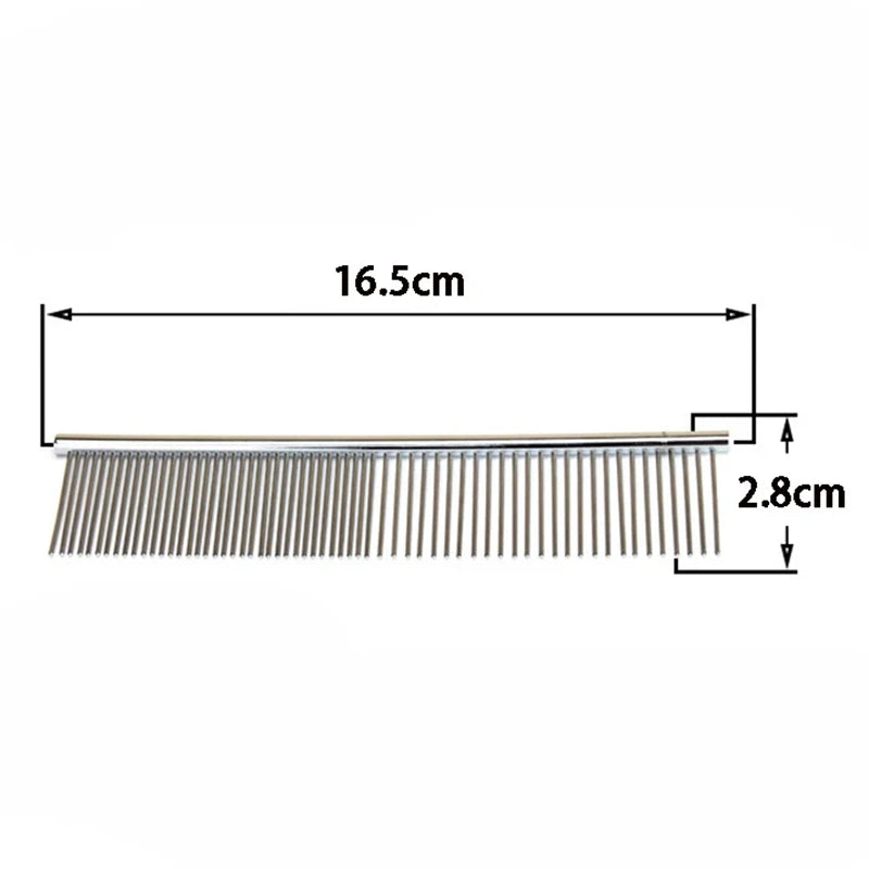 Puppy Grooming Comb Groomer for Dog Stainless Steel Groomer Pets Combs Hairbrush Cat Dog Grooming Combs Dog Hair Care
