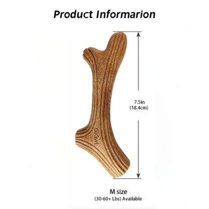 Real Wooden Deer Antlers Dog Chew Toys for Aggressive Chewers Large Dog Chewing Stick Indestructible Tough Durable Pet Toys Gift