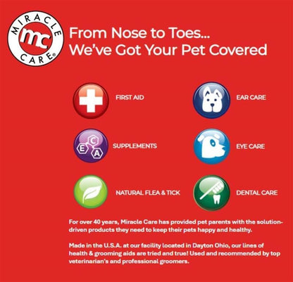 Kwik Stop Styptic Powder for Dogs, Cats and Birds, 0.5 Ounce, Fast Acting Blood Stop Powder with Pain Relieving Benzocaine