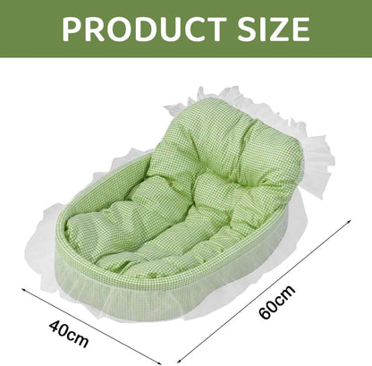 Princess Cat Bed, Luxury Lace Pet Sofa for Cats & Puppies | Luxury Lace Princess Pet Bed with Soft Cushion, All-Season Sofa for Cats, Kittens and Small Dogs, Providing Cozy Comfort