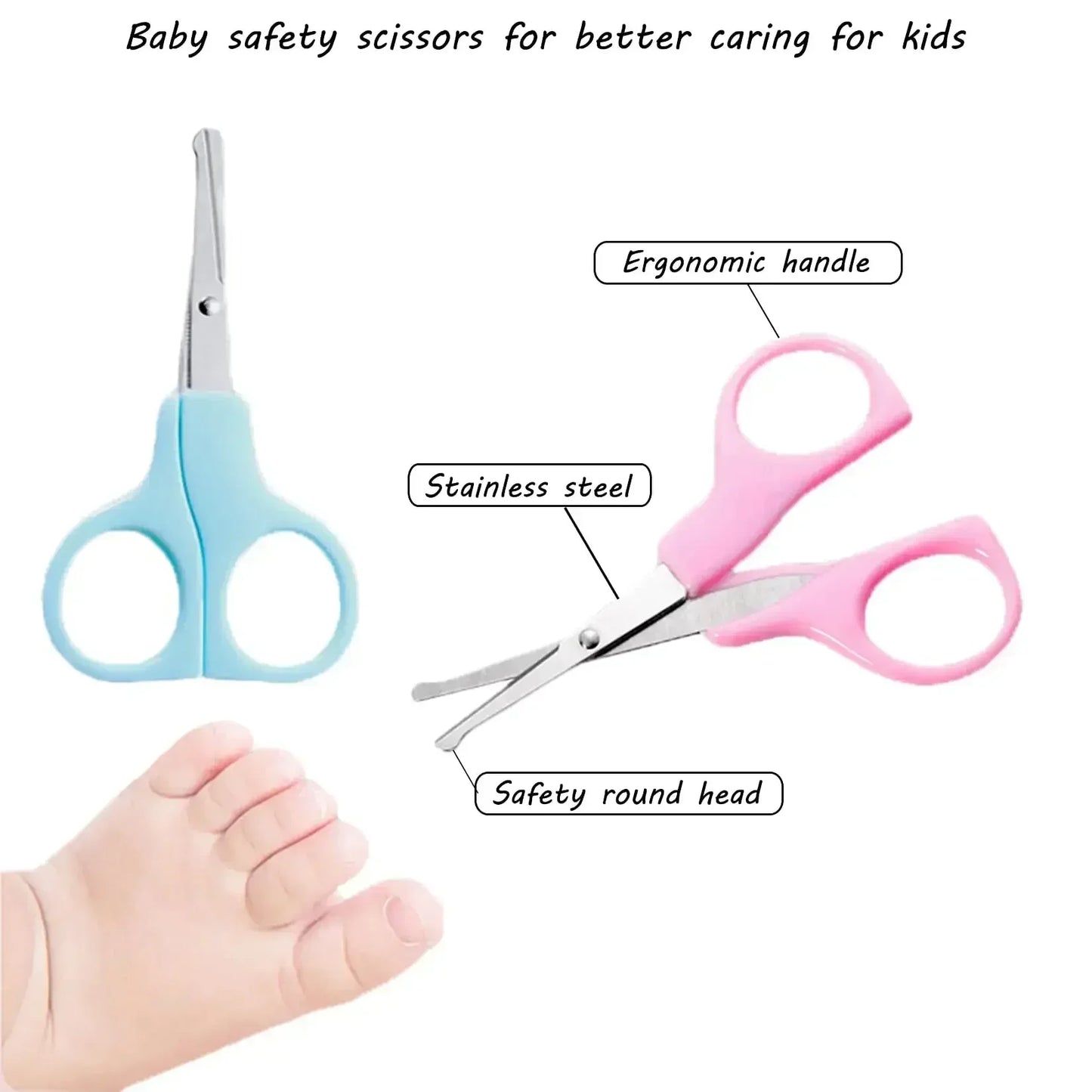 10Pcs/Set Baby Health Care Kit Kids Nail Hair Health Care Thermometer Grooming Brush Clipper Teether Toothbrush Baby Essentials