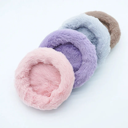 Winter round Warm Nest Cozy Hamster Beds Guinea Pig Beds Warm Pet Cushion for Pet Comfort Burrowing Home