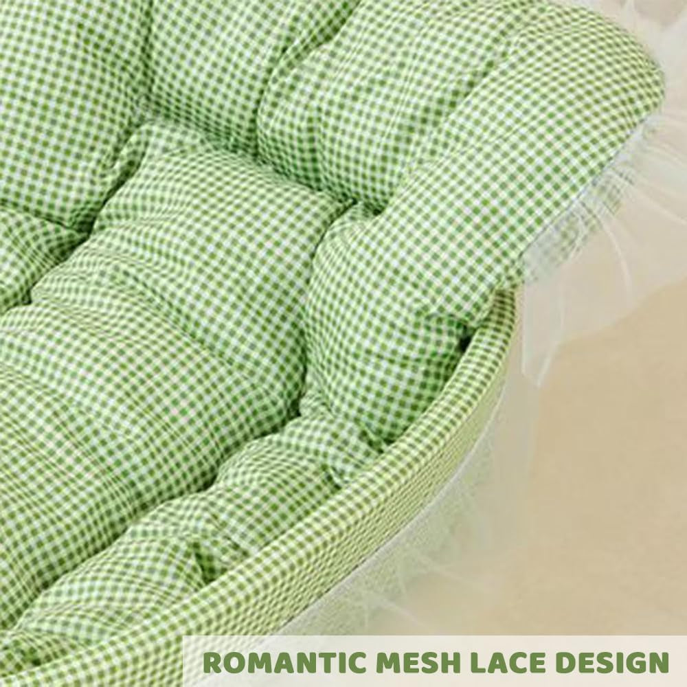 Princess Cat Bed, Luxury Lace Pet Sofa for Cats & Puppies | Luxury Lace Princess Pet Bed with Soft Cushion, All-Season Sofa for Cats, Kittens and Small Dogs, Providing Cozy Comfort