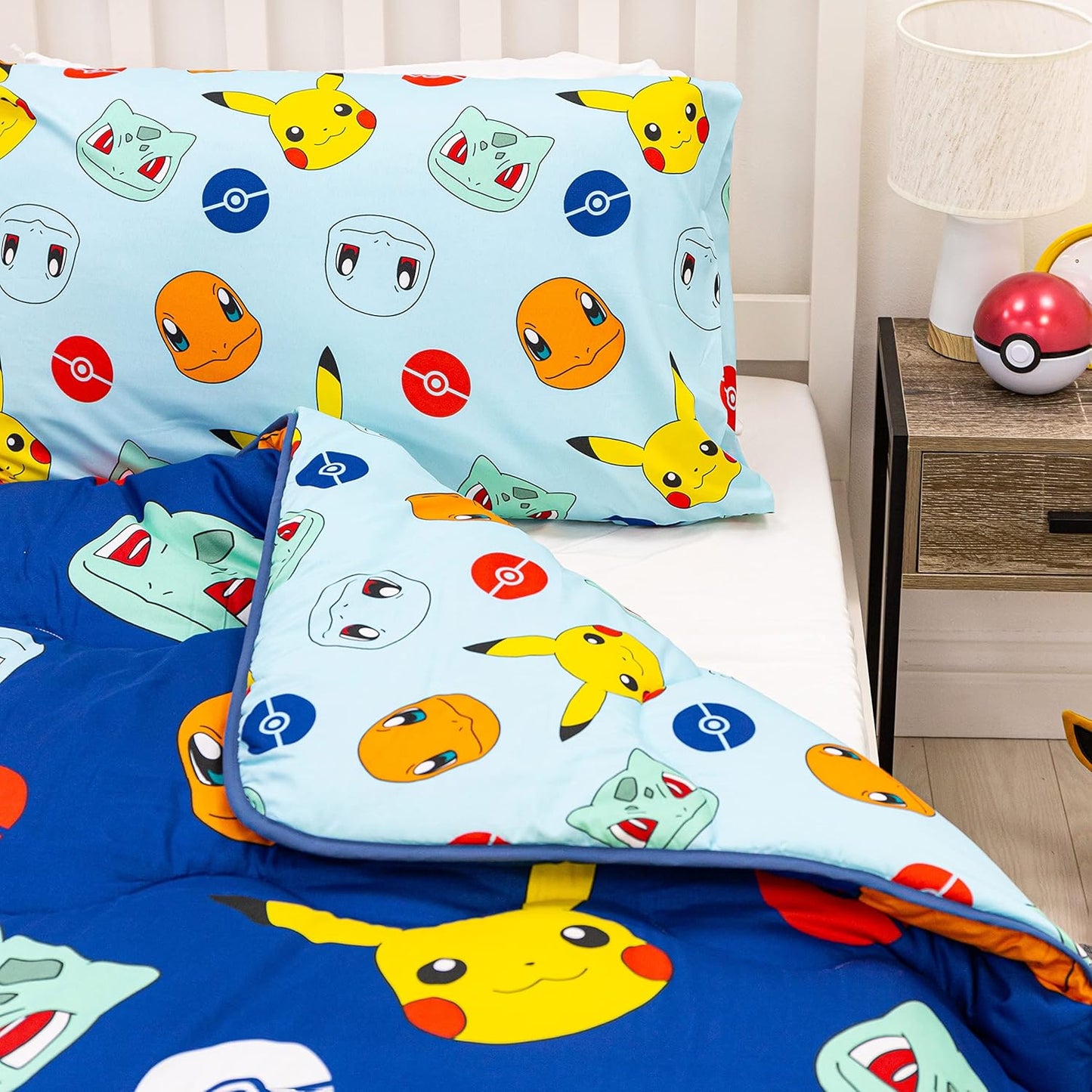 Rest Easy Single Coverless Duvet Bedding | Care Free Reversible Coverless Quilt & Pillowcase | Washable Duvet | Perfect for Travelling & Sleepovers, 10.5 Tog