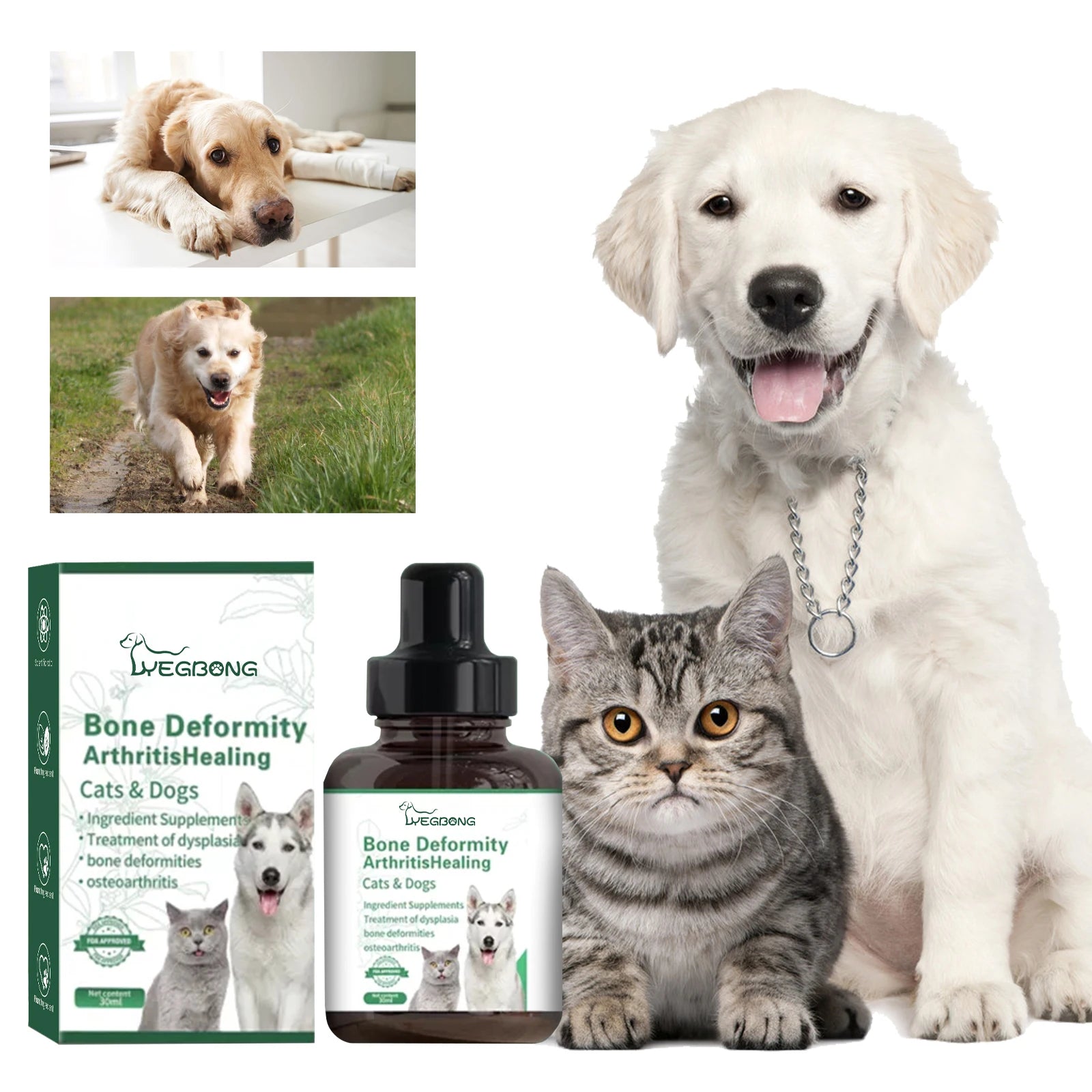 Pets Joint Repair Liquid Relief Discomfort Arthritis Healing Lubricating Dogs Jointship Joint Supplement Pet Bone Health Care