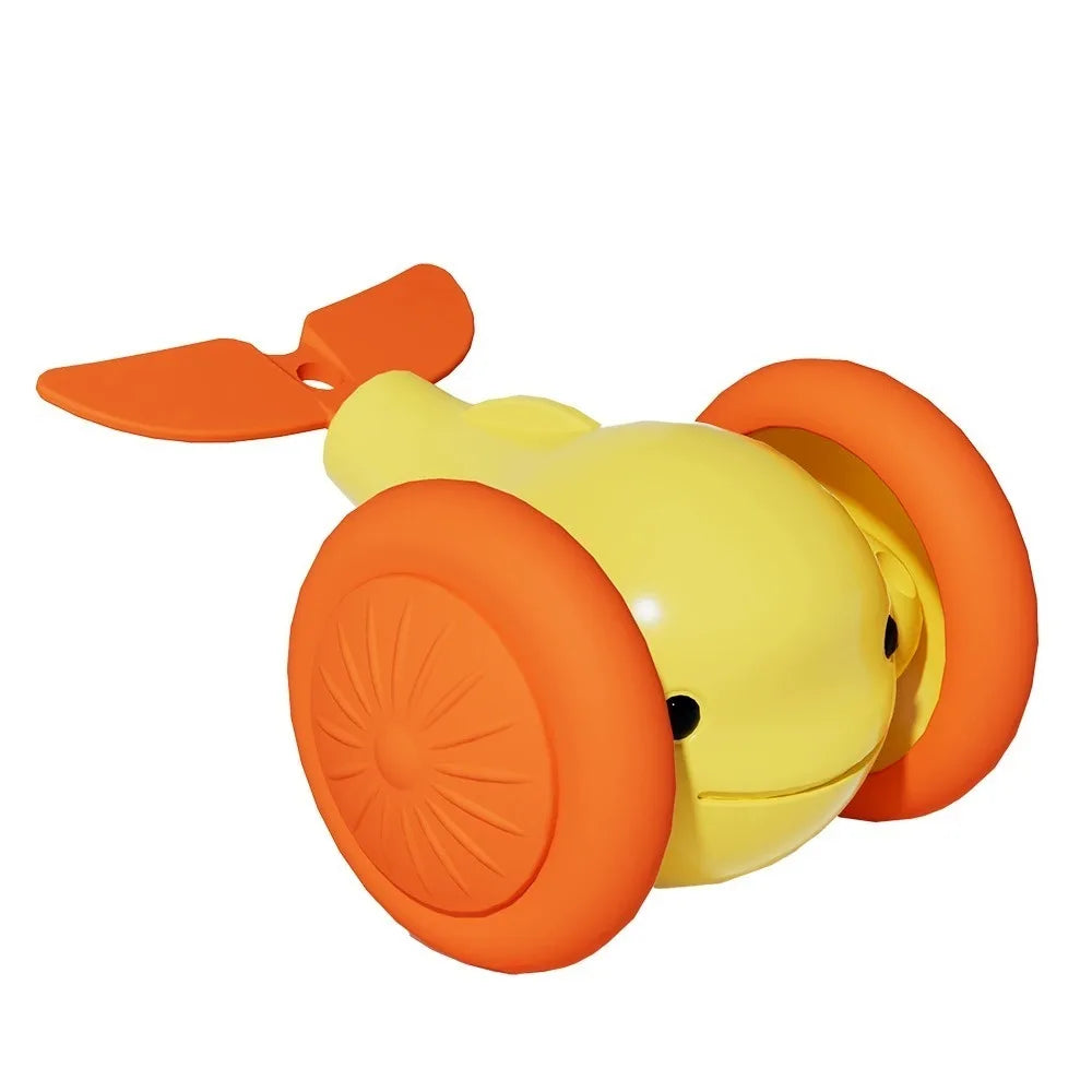 New Interactive Cat Toy Electric Whale Car Automatic Teaser Pet Toys with Intelligent Obstacle Avoidance Pet Toys for Kittens