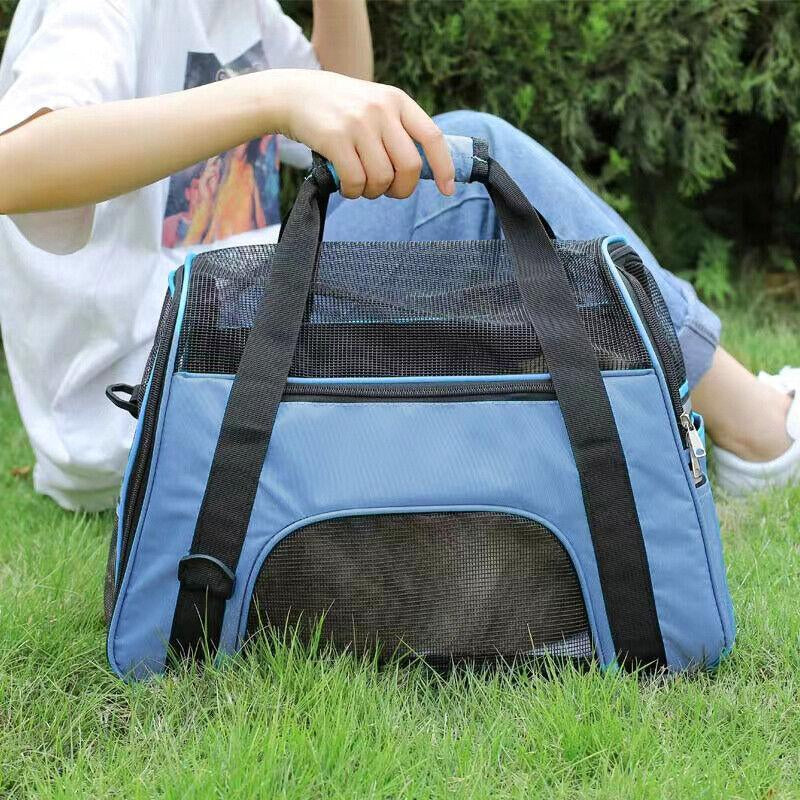 Pet Carrier Bag Portable Large Cat Dog Comfort Tote Travel Bag Airline Approved