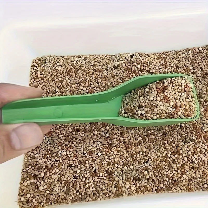 Easyclean Bird Feeder, ABS Plastic Pet Food Scoop, No-Electricity Pet Feeding Spoon, Washable Pet Supplies for Bird Feeding