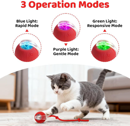Interactive Pet Toys, Interactive Cat & Dog Toys, Motion Activated Automatic Rol