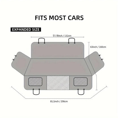 Car Hard Bottom Pet Back Seat Cover
