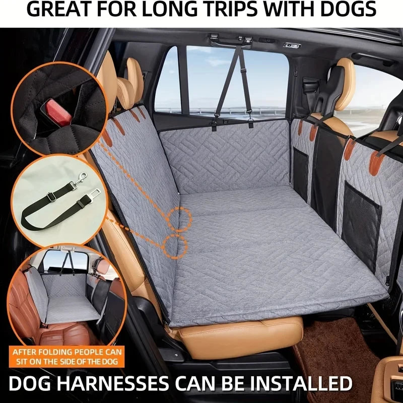 Car Hard Bottom Pet Back Seat Cover