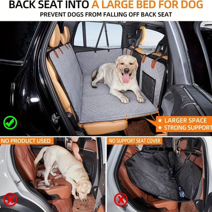 Car Hard Bottom Pet Back Seat Cover
