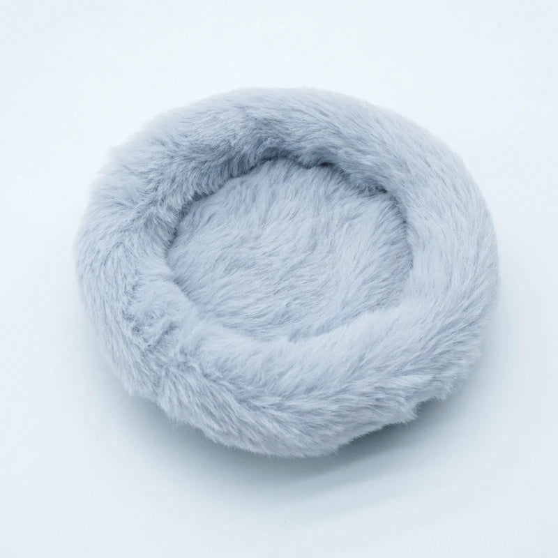 Winter round Warm Nest Cozy Hamster Beds Guinea Pig Beds Warm Pet Cushion for Pet Comfort Burrowing Home
