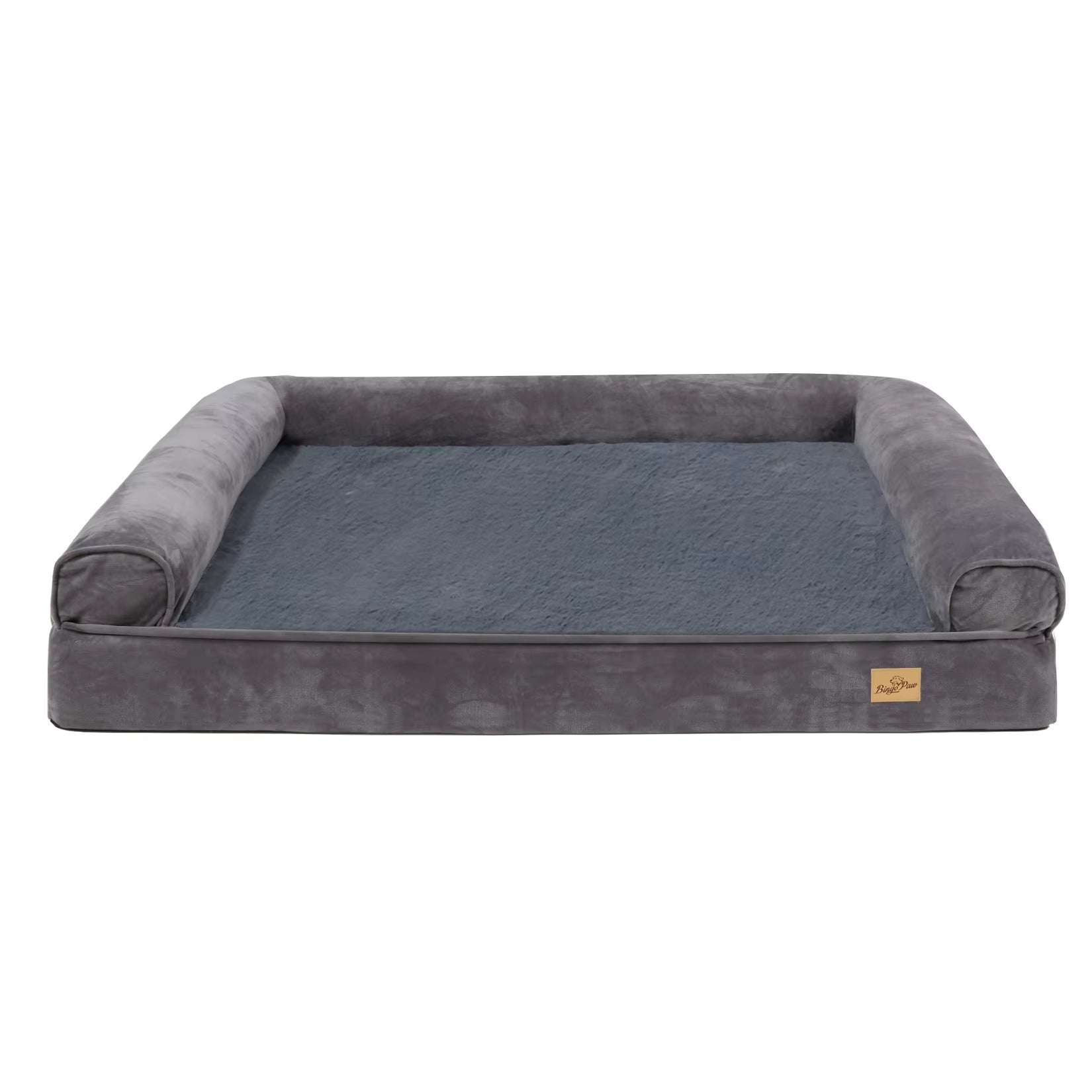 XXL Large Orthopedic Dog Bed Cozy Pet Dogs Bedding with Bolster Washable Cover