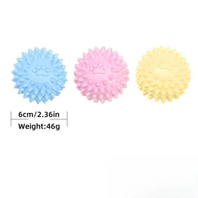 Pet Toys Dog Chewing Ball Toy Interactive Rubber Ball for Small Large Dog Cat Pet Tooth Cleaning Ball Pet Accessories