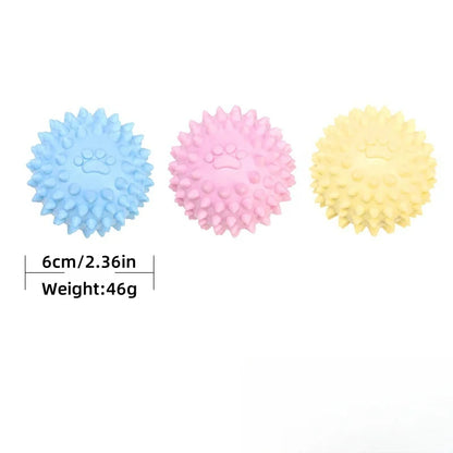 Pet Toys Dog Chewing Ball Toy Interactive Rubber Ball for Small Large Dog Cat Pet Tooth Cleaning Ball Pet Accessories