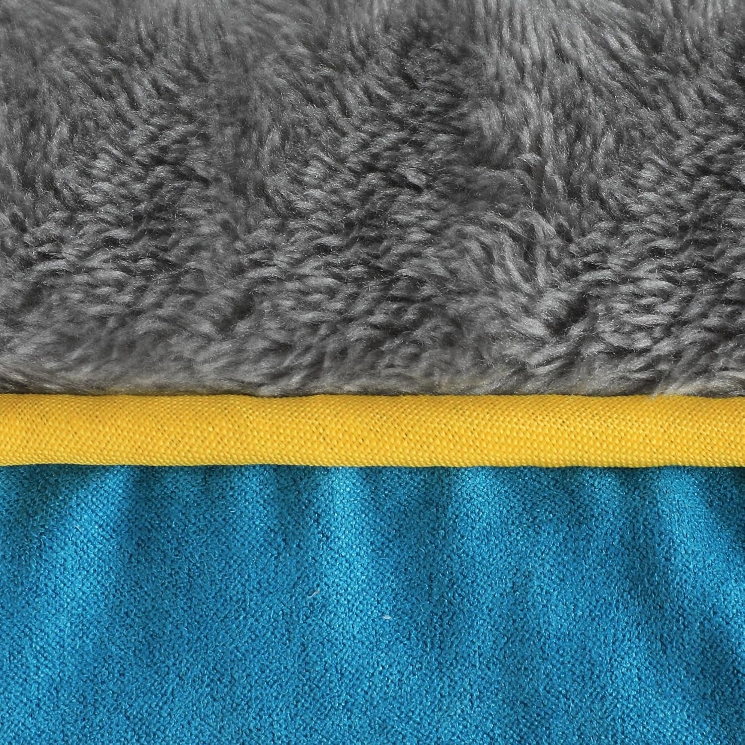 Electric Heated Dog Bed,Heating Mat for Dog & Cat,Pet Supplies Washable with Removable Cover,70×60×18Cm,Blue