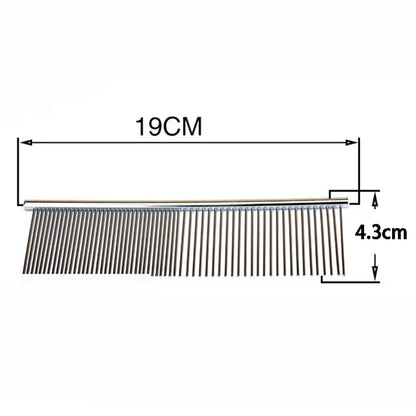 Puppy Grooming Comb Groomer for Dog Stainless Steel Groomer Pets Combs Hairbrush Cat Dog Grooming Combs Dog Hair Care