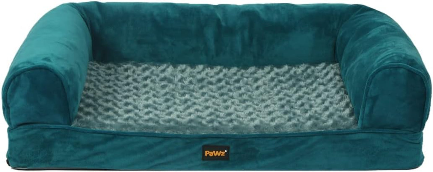 Pet Bed Sofa Dog Bedding Soft Warm Mattress Cushion Pillow Mat Plush XXL, Skin-Friendly Dog Bed Pillow, Orthopedic Dog Bed, Relieves Stress for Pet, Detachable Machine Washable Pet Plush Bed,Blue