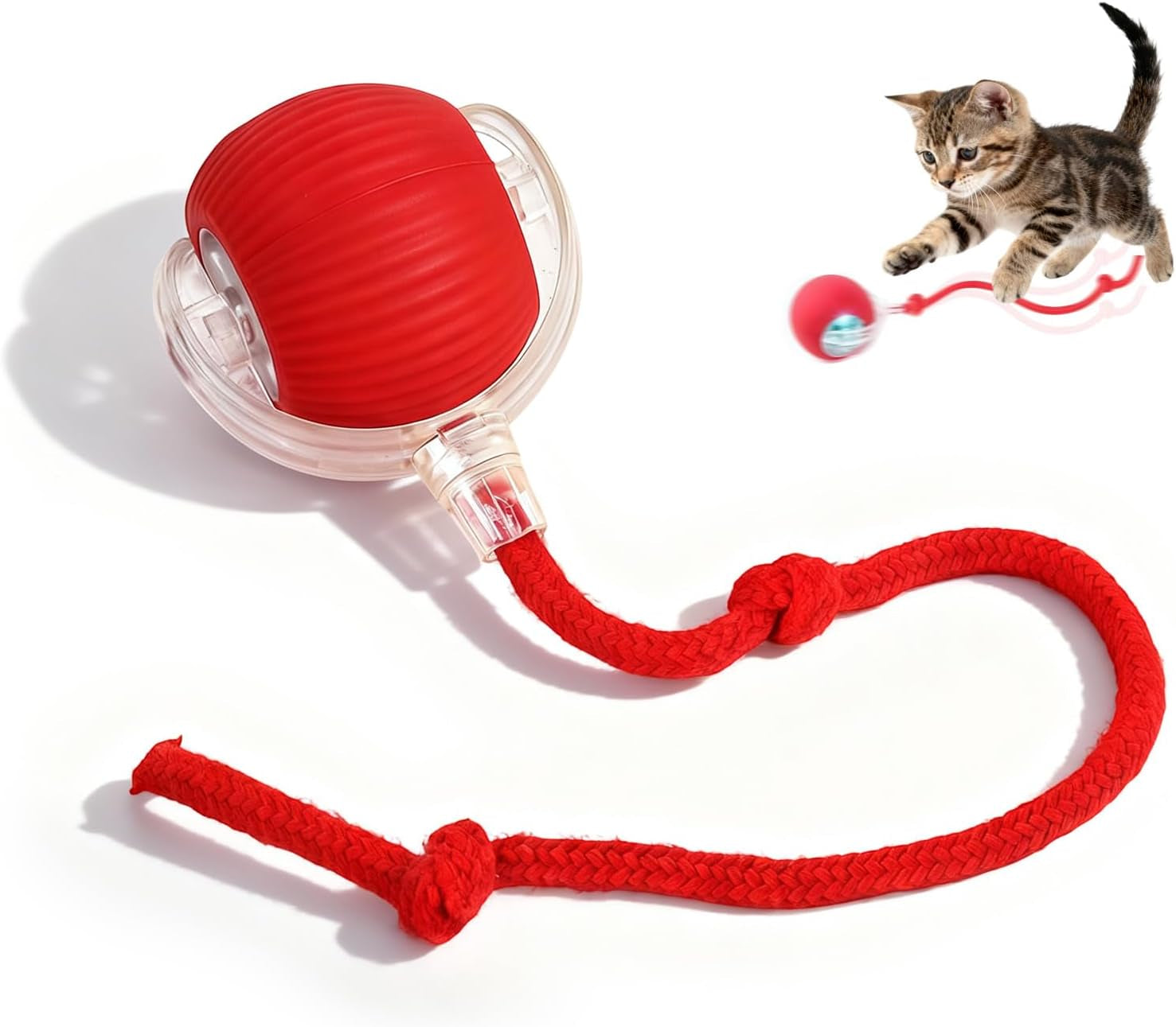 Interactive Pet Toys, Interactive Cat & Dog Toys, Motion Activated Automatic Rol