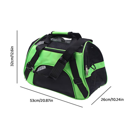 Pet Carrier Bag Portable Large Cat Dog Comfort Tote Travel Bag Airline Approved