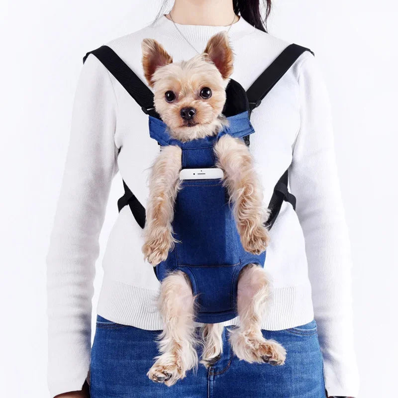 Portable Breathable Cat Bag Pet Travel Tote Bag Backpack for Carrying Pets on Both Shoulders Outdoor Travel Set for Cats and Dog