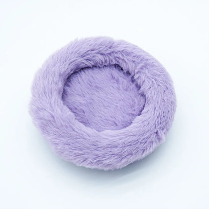 Winter round Warm Nest Cozy Hamster Beds Guinea Pig Beds Warm Pet Cushion for Pet Comfort Burrowing Home