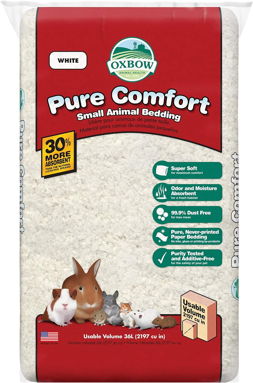 Pure Comfort Bedding, 8.2 Litre, White