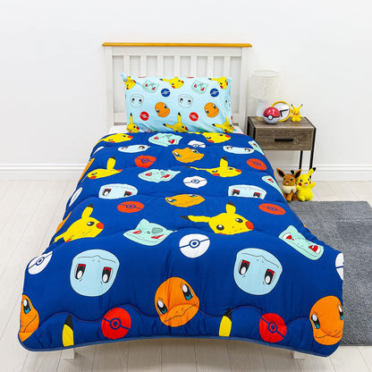 Rest Easy Single Coverless Duvet Bedding | Care Free Reversible Coverless Quilt & Pillowcase | Washable Duvet | Perfect for Travelling & Sleepovers, 10.5 Tog